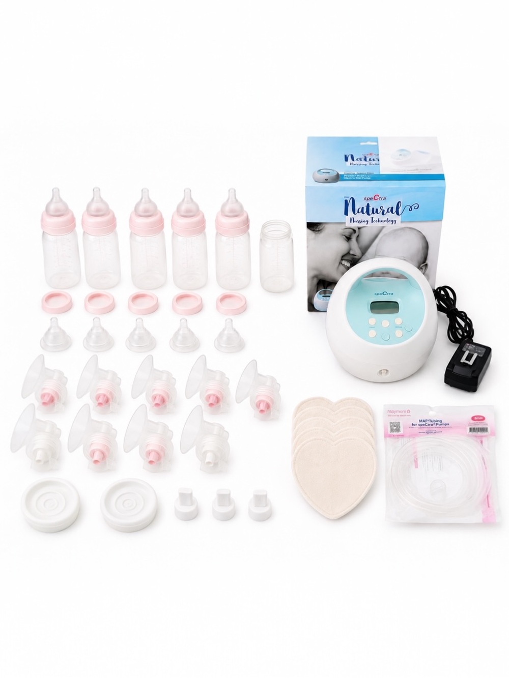 Spectra S1 Plus Double Electric Breast Pump Bundle w/ Extras & New Tubing